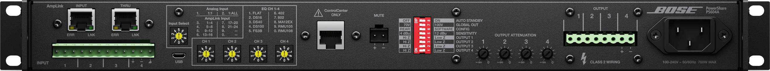 BOSE PowerShare PS604A 自适应功放 BOSE PowerShare PS604A 自适应功放