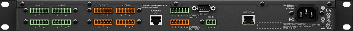 BOSE ControlSpace ESP-880A 音频信号处理器 BOSE ControlSpace ESP-880A 音频信号处理器