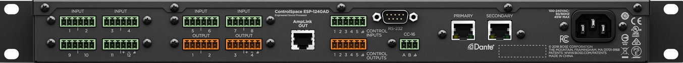 BOSE ControlSpace ESP-1240AD 音频信号处理器 BOSE ControlSpace ESP-1240AD 音频信号处理器