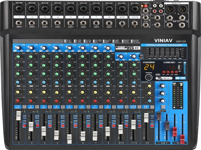 VINIAV GM12X 带效果调音台