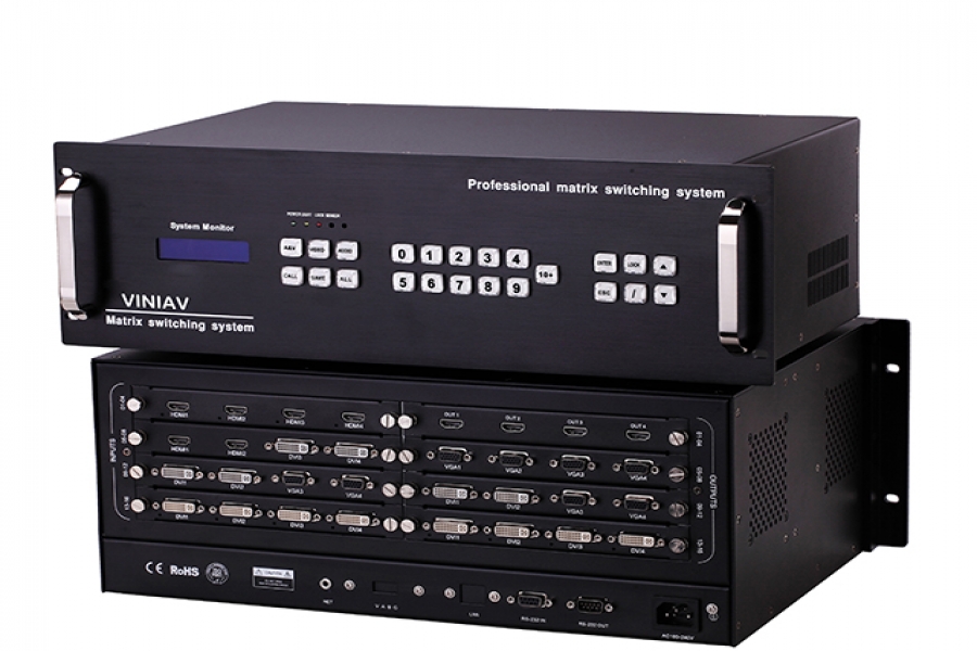 VINIAV MX系列无缝切换高清混合插卡矩阵